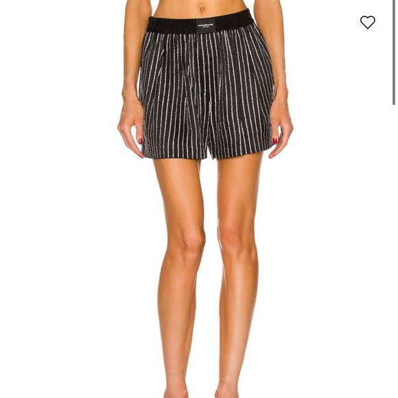 Alexander Wang Crystal Hotfix Boxer Short